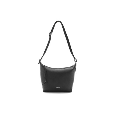 LOEWE SMALL CUBI CROSSBODY BAG IN SUPPLE GRAINED CALFSKIN B906Q63X08-1100 (29.5*22*10.5cm)